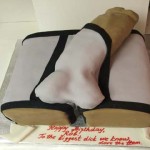 Black-and-white-Gigantic-George-bulging-Dick-popping-out-of-underwear-sex-cake